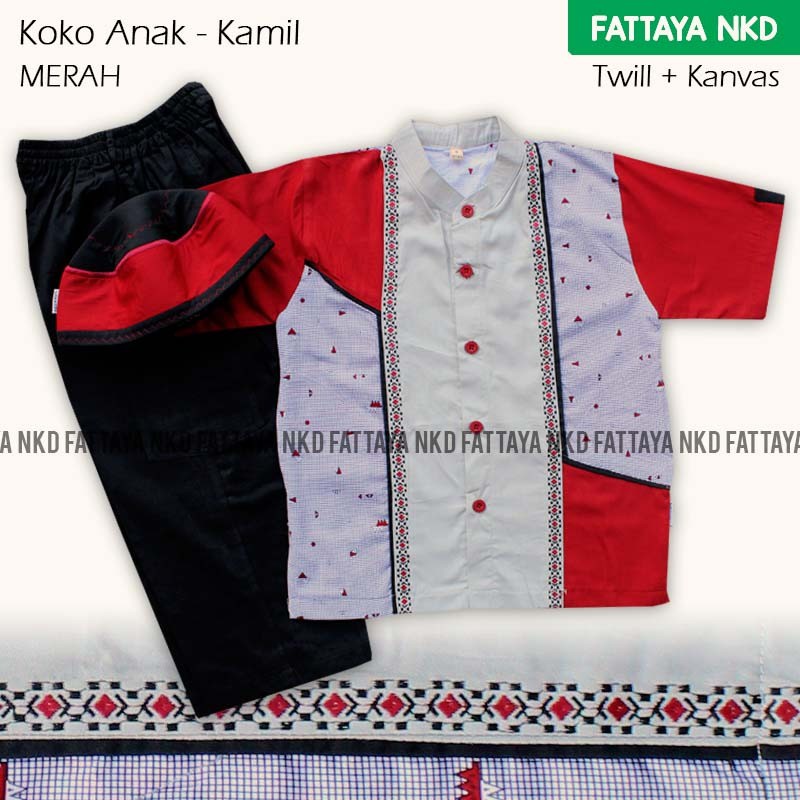 Koko Anak Kamil Warna Merah