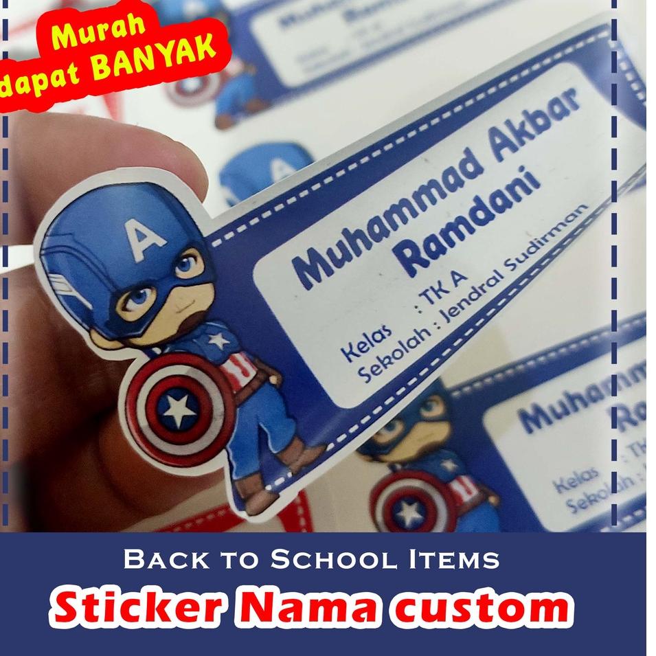 

Stok banyak // TMSYR Sticker Nama Buku | Sticker Nama Botol | Stickre Nama Sekolah //Produk