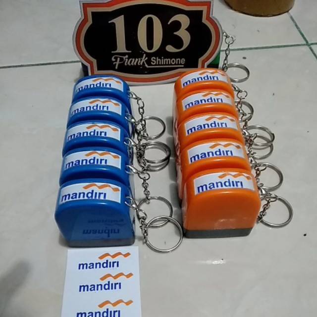 

Stempel Flash Logo Mandiri 2 Warna 13x35 MM