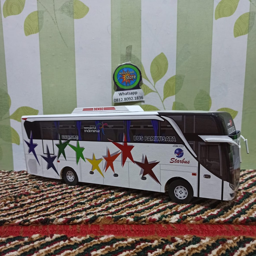 Miniatur Bus bis / mainan bus bis Star bus shd