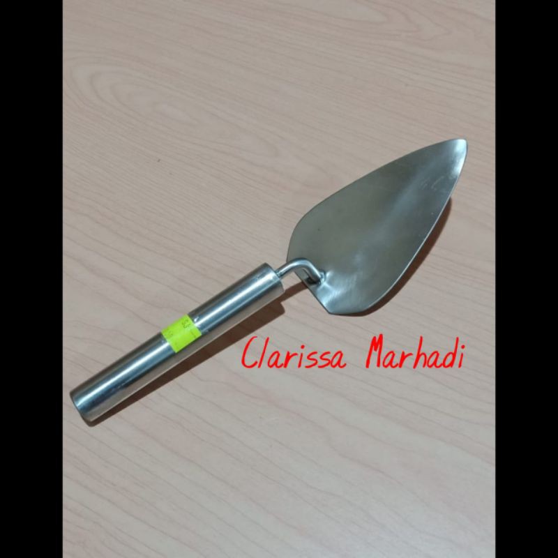 Sendok semen / cetok tukang Stainless bentuk segitiga