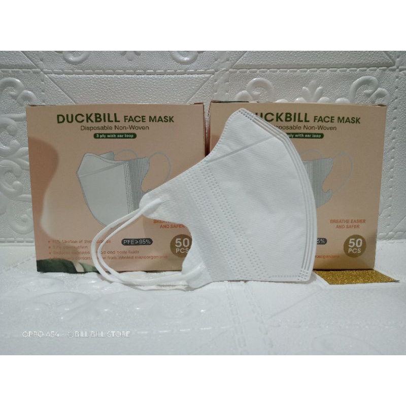 Masker Duckbill Y & B care 3 Ply / masker Duckbill / masker murah