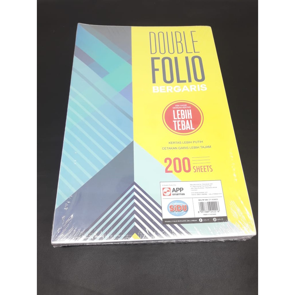 

Doule Folio Bergaris Sidu 200 Lembar