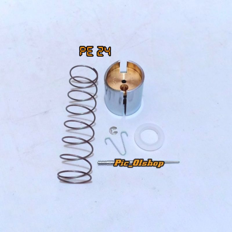 Skep Karbu PE Kuningan Tersedia PE 24 26 28 Piston Karburator Anti Baret-PE 24 Kuningan