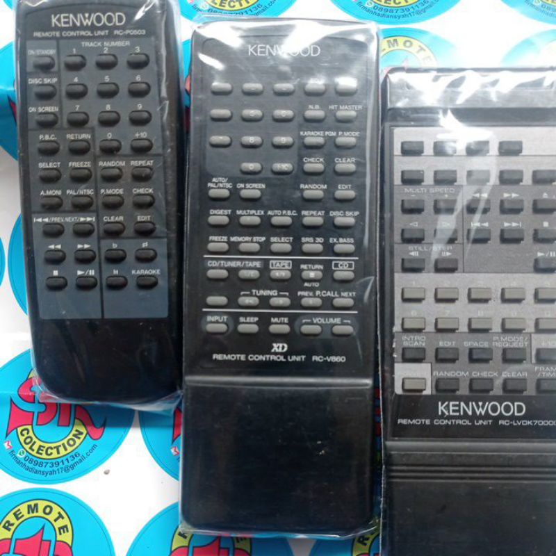 Remote karaoke cd kenwood