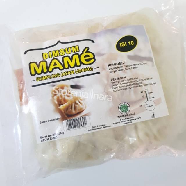 

Dimsum Mame Dumpling (ayam udang) 250gr