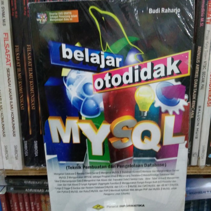 Jual Database Buku Belajar Otodidak Mysql Buku Database Shopee Indonesia