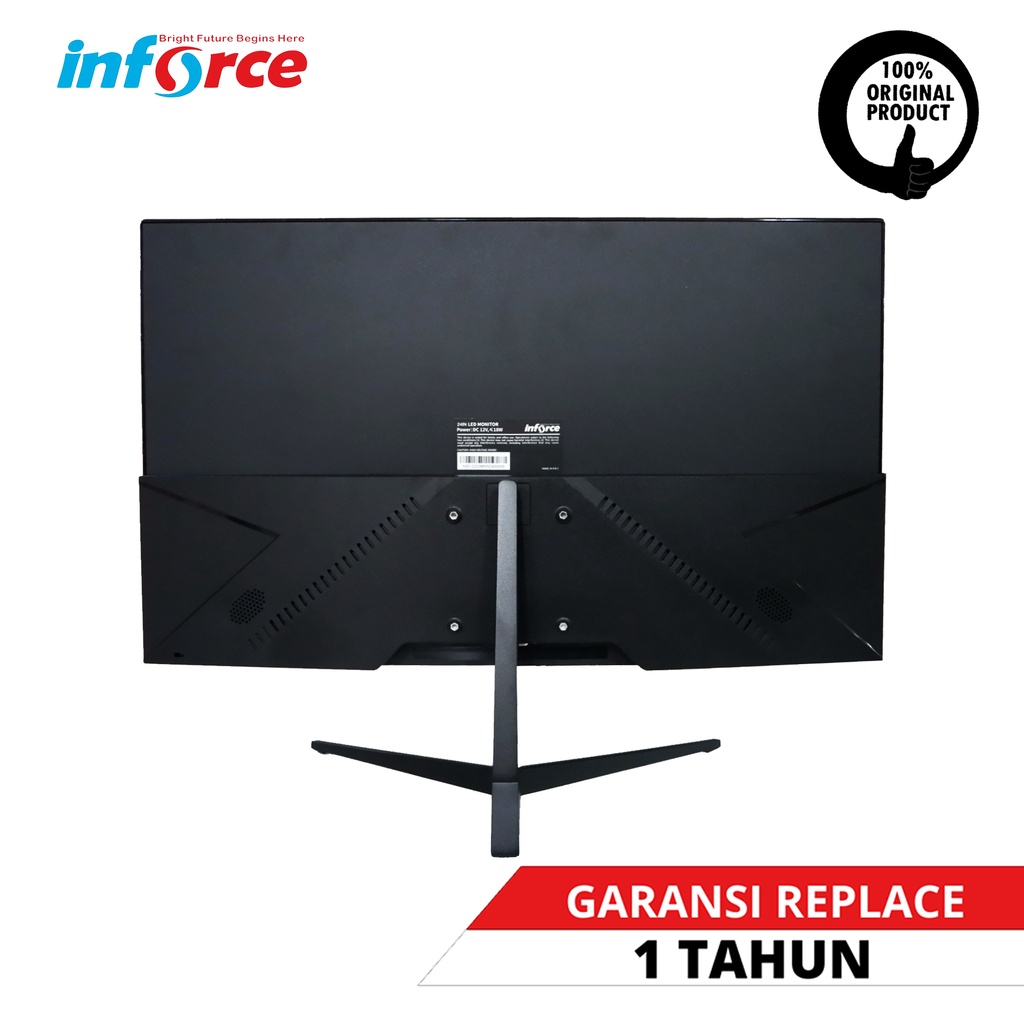 Inforce Monitor 24IN Bezel Less VGA + HDMI + SPEAKER 24&quot; 23.8&quot; Bezelless / No Bezel