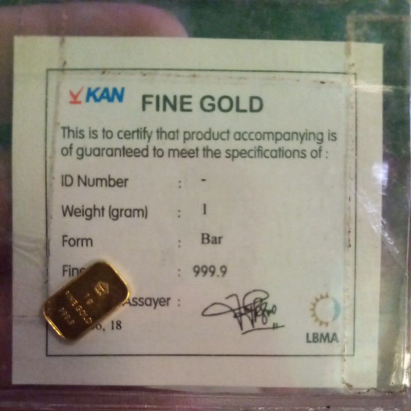 emas 1 gram logam mulia / antam 1 gr