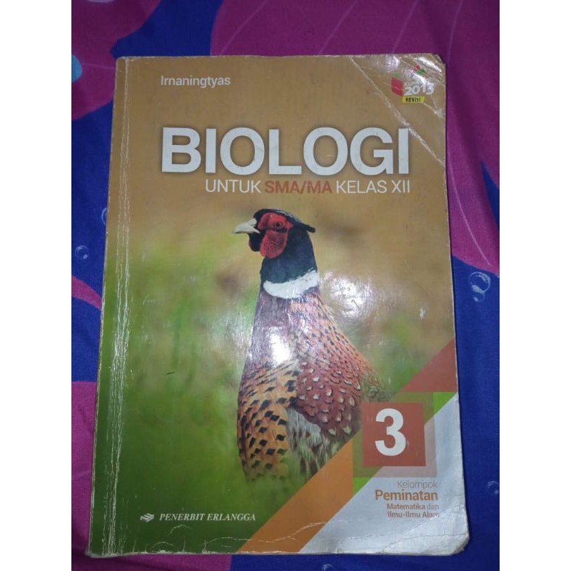 Preloved Buku Erlangga Biologi Kelas XII