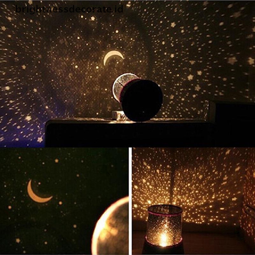 Lampu Tidur Proyektor LED Cosmos Star Master Starry Night Untuk Hadiah