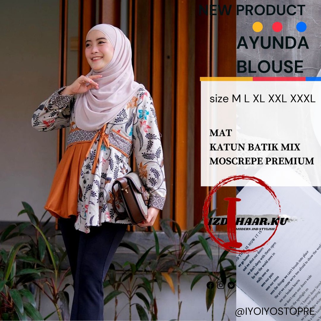 Baju Batik Wanita modern Lengan Panjang /atasan batik wanita modern /Baju Batik Wanita JUMBO/baju batik wanita kantor/batik kantor wanita/ batik kerja wanita/blouse batik wanita modern/blouse batik JUMBO/atasan batik terbaru