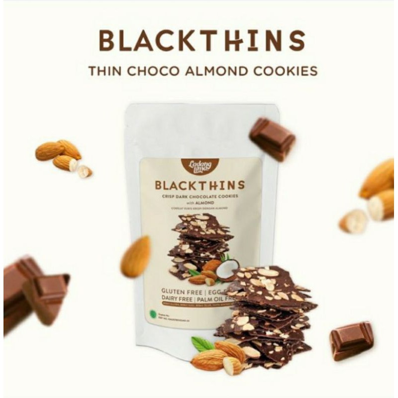 

Blackthins Crisp Dark Chocolate Cookies with Almond