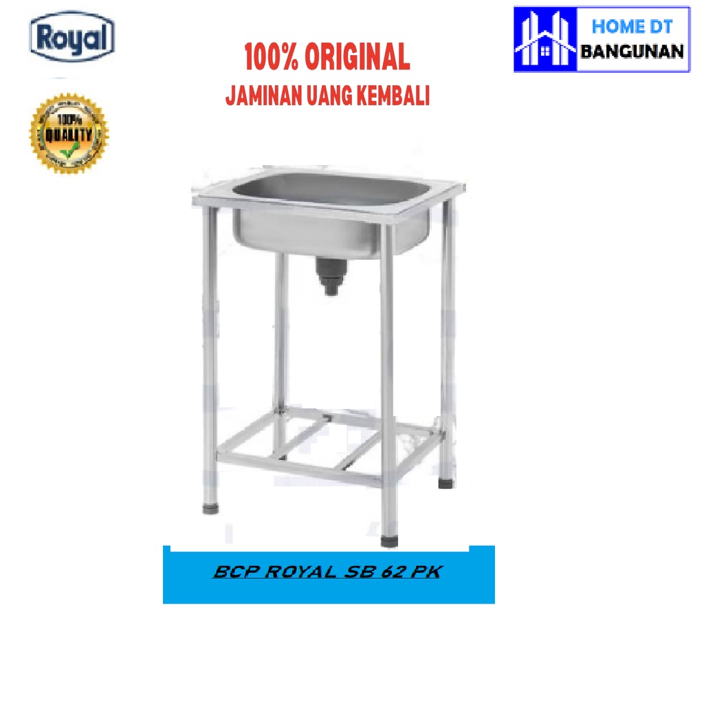 ROYAL SINK - BAK CUCI PIRING/SINK PORTABLE ROYAL SB 62 PK - KITCHEN SINK PORTABLE