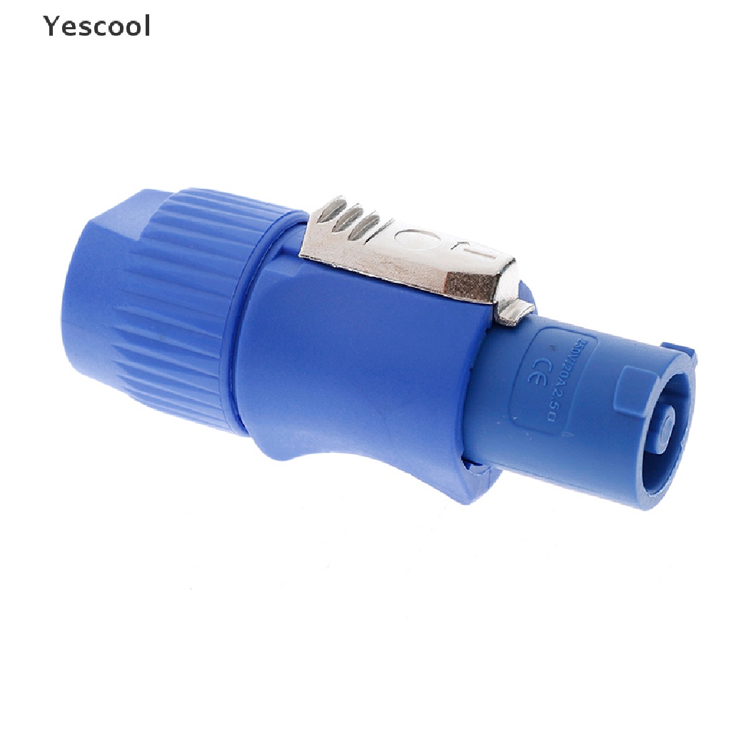 Yescool 10pcs NAC3FCA Speakon Plug Konektor Powercon 3 PIN Male 20A 250V AC