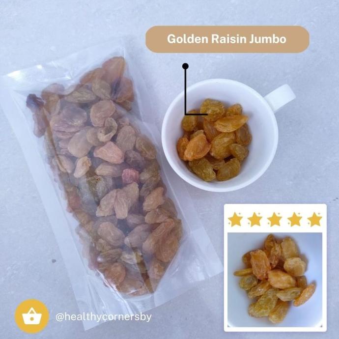 

Golden Jumbo Raisin ( Kismis ) 250 gr EKSLUSIF Kode 215