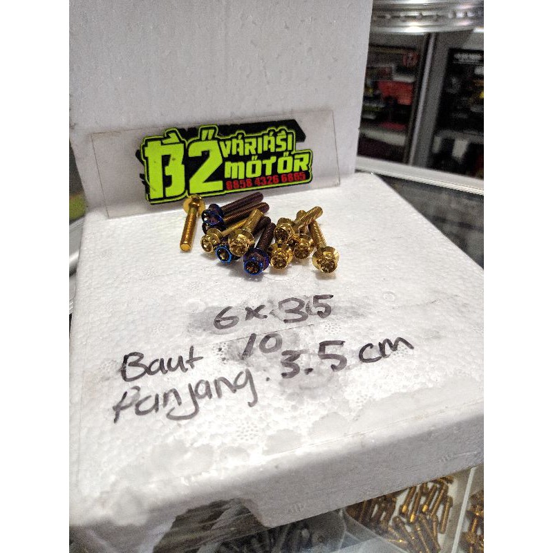 baut probolt 6x35 baut 10 panjang 3.5cm