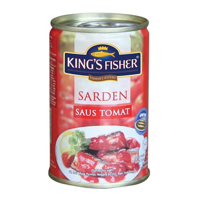 

King's Fisher Sarden saus tomat 425g Makanan Kaleng kings fisher