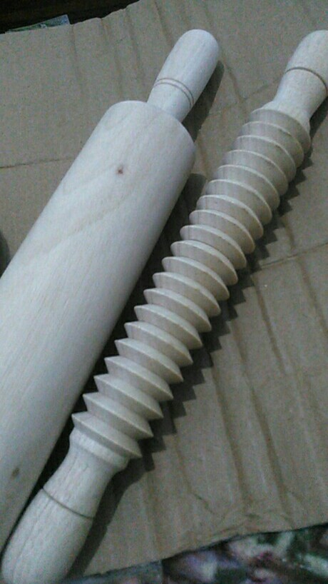 Rolling Pin Nastar Gulung - Kayu 30 Cm