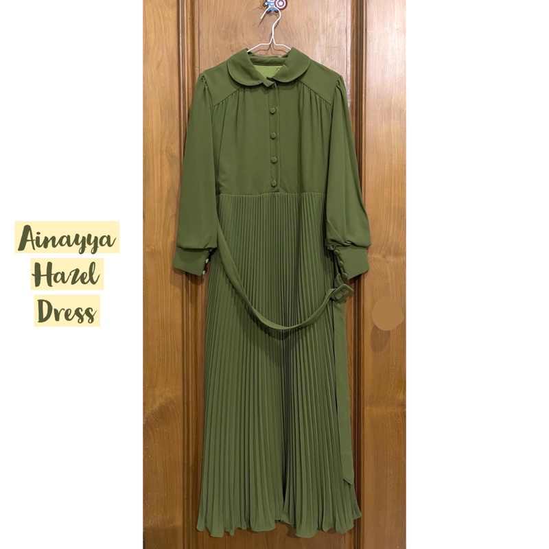 PRELOVED Ainayya Dress - Ainayya Hazel Dress Olive