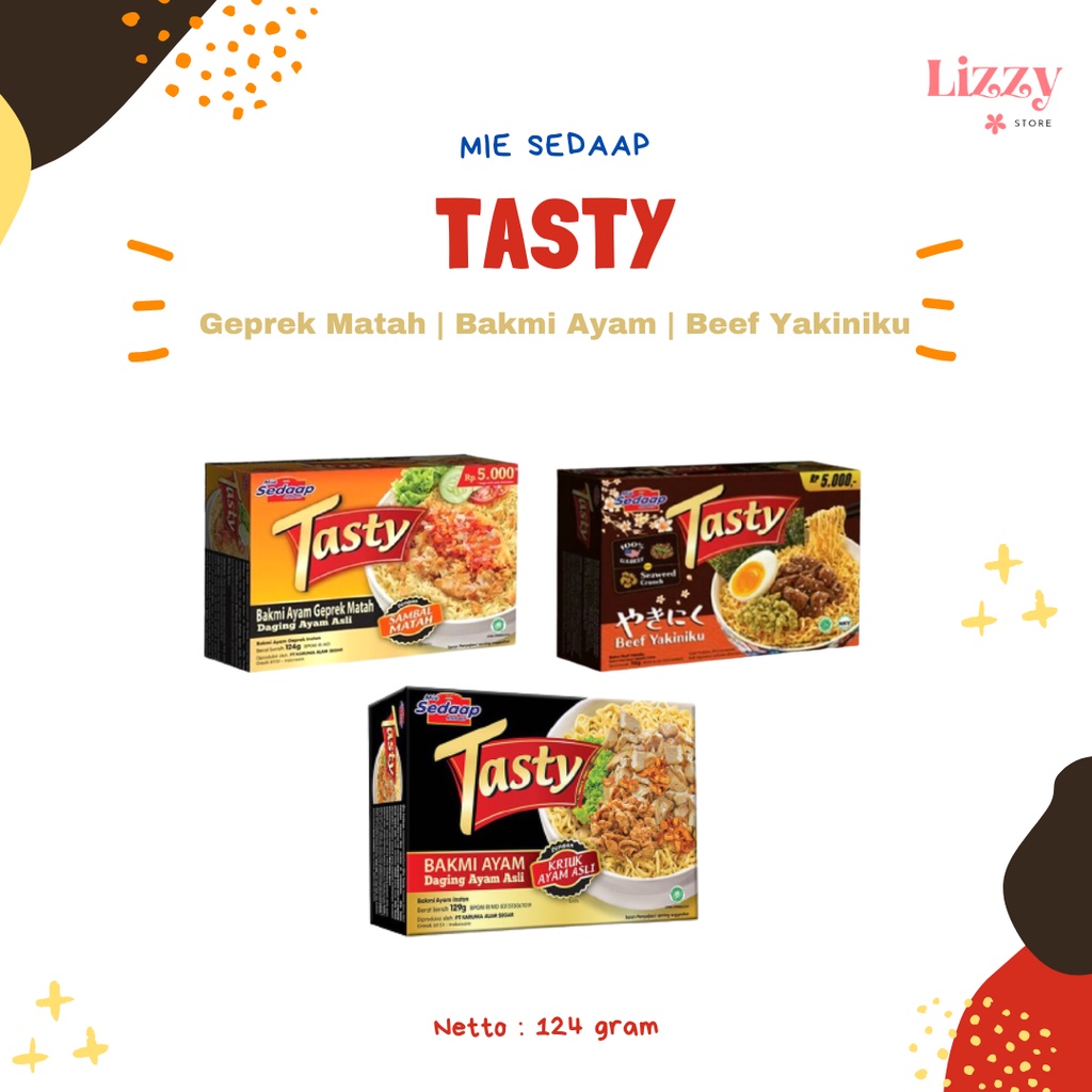 

Mie Sedaap Tasty Bakmi Ayam | Beef Yakiniku | Geprek Matah