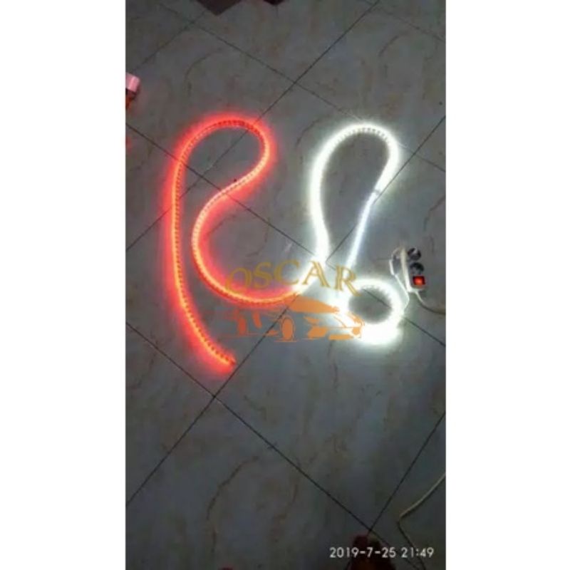 Lampu Merah Putih LED Strip Merah Putih Tinggal Colok Listrik  LAMPU AGUSTUS