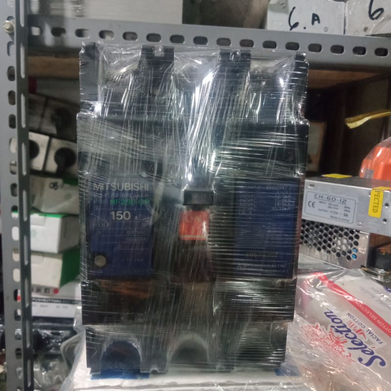 mccb breaker nfb mitsubishi nf250cp 150a 3p