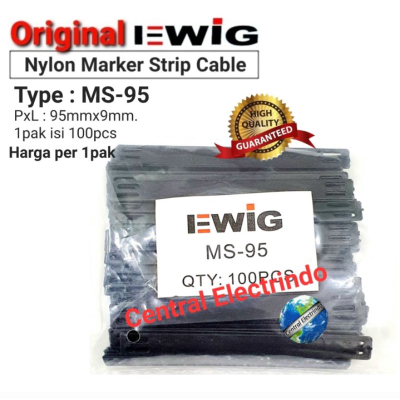 Marker Strip EWIG MS-95 Untuk Label Kabel.