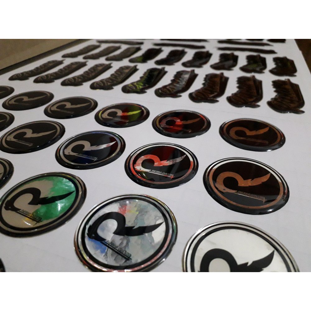 

Dijual cetak stiker timbul bahan chrome Murah