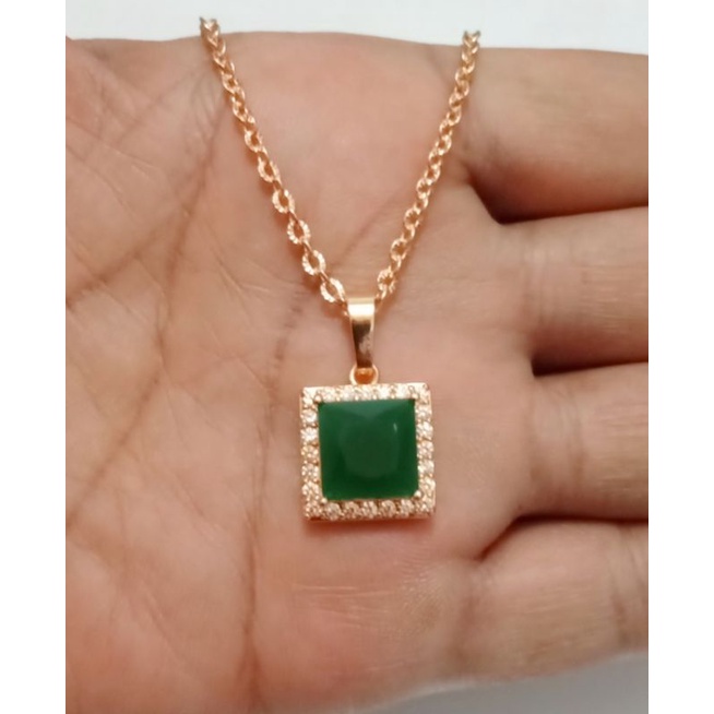 SB56. Kalung xuping wanita lapis emas dgn mata zircon UK 45 cm Nori