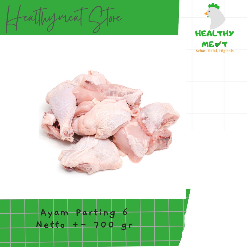 

Ayam parting 6 bagian +-700 gr