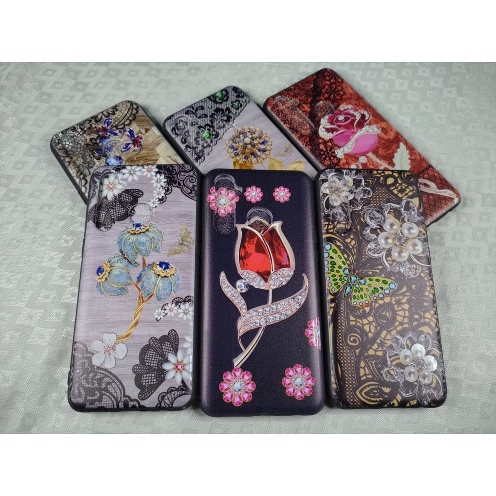 CASE KARAKTER BATIK BUNGA REDMI 7 REDMI 7A