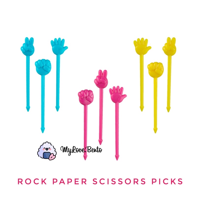 Food Pick Tusukan Bento Tangan Foodpicks Bento Tools Garpu Bento Hand Finger Lunchbox