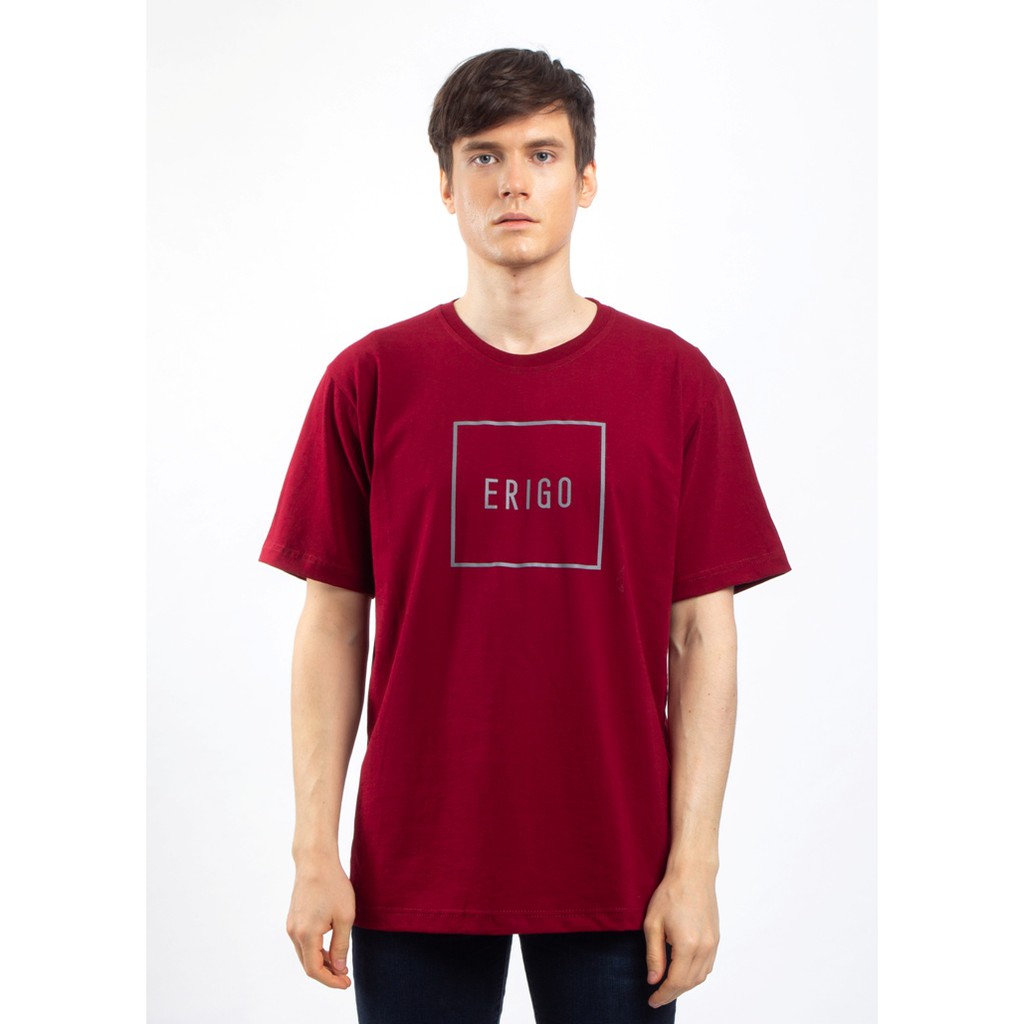 

Erigo T-Shirt Box Darkgrey Maroon