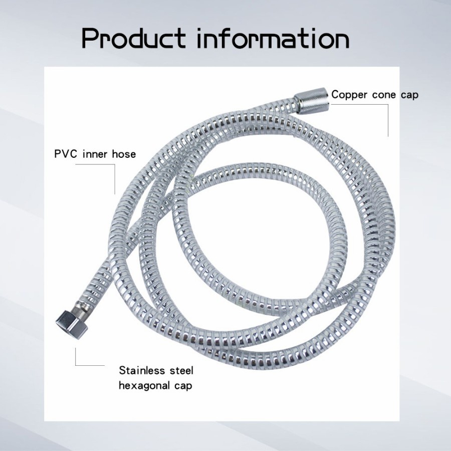 Murah Flexible Hose Selang Shower Fleksibel 150 CM Selang hand shower