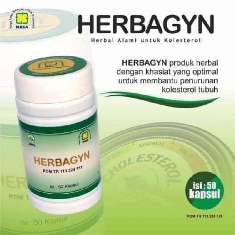 

HERBAGYN OBAT KOLESTEROL DARAH TINGGI 50KAPSUL