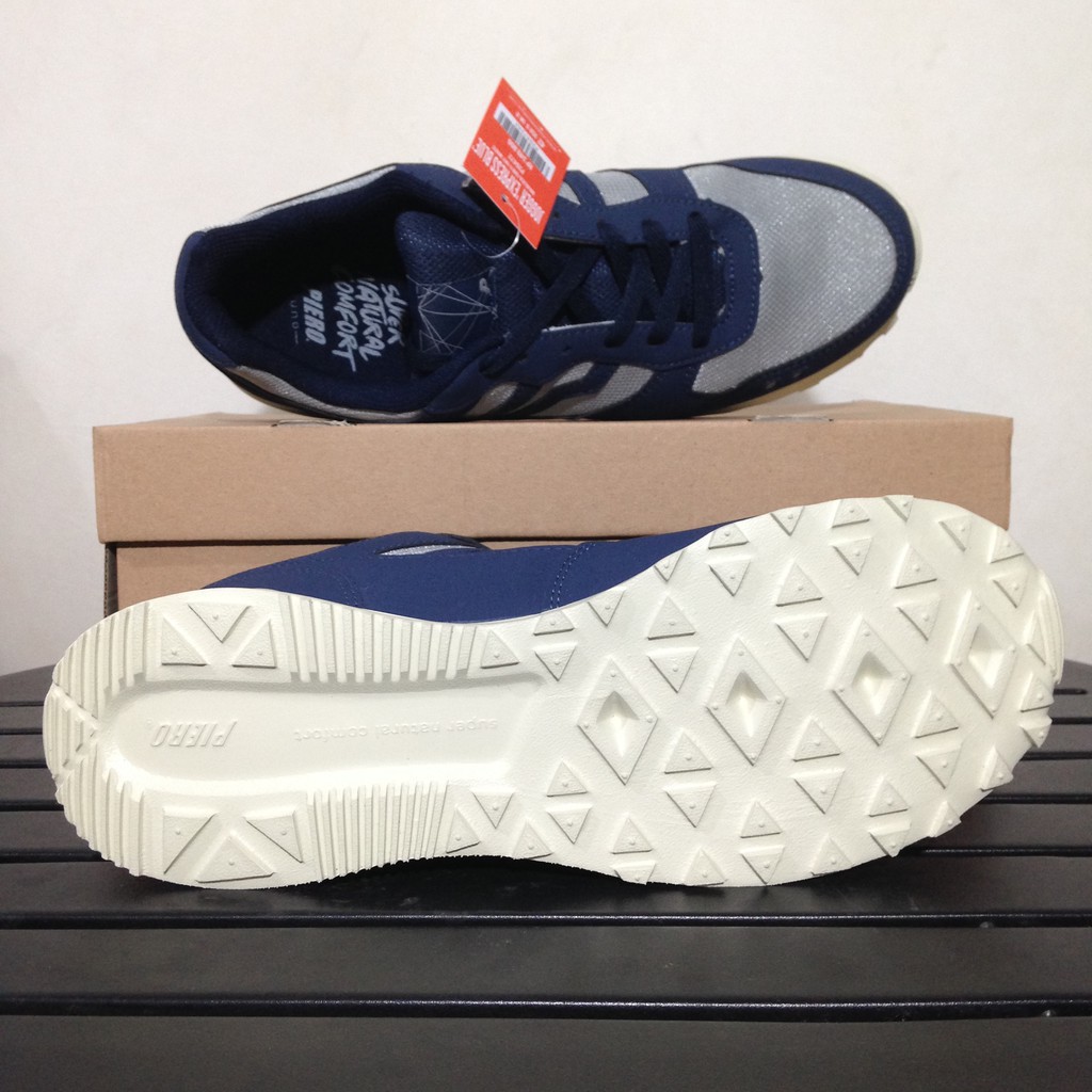 SALE Sepatu Casual Piero Jogger Express Blue Majolica Grey P20472 Original BNIB