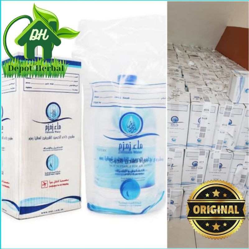 

AIR ZAM ZAM 5Liter ASLI ORIGINAL "ADA BARCODE" OLEH OLEH HAJI DAN UMROH