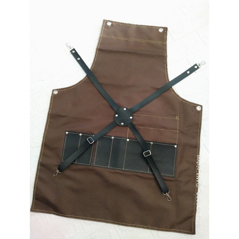 Apron waterproff apron cukur celmek barbershop apron barista apron barbershop murah apron Barber