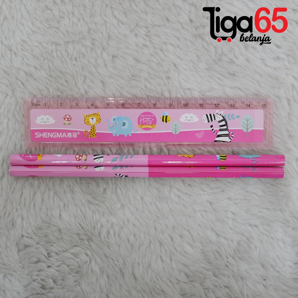 365 STATIONERY SET #41176 Buku &amp; Alat Tulis Anak / Karakter Fancy Gambar Lucu