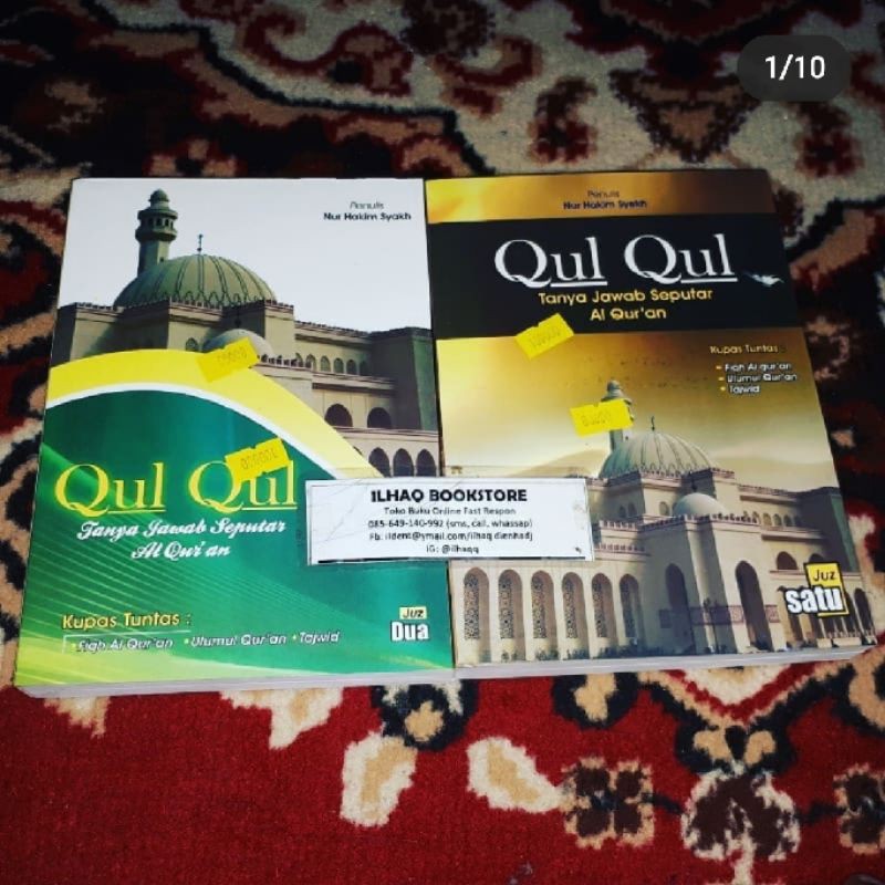 Qul Qul fiqih tanya jawab seputar al quran buku 2jilid harga 80.000