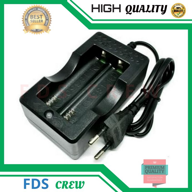 Charger Baterai 18650 Double Slot 1 Ampere MTLC-04200-100