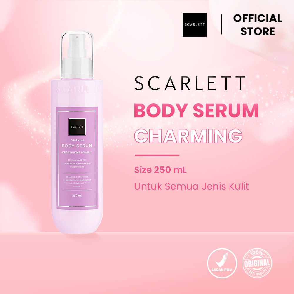 SCARLETT WHITENING / SCARLET WHITENING ORIGINAL BODY LOTION | BODY SERUM | BODY CREAM  BPOM