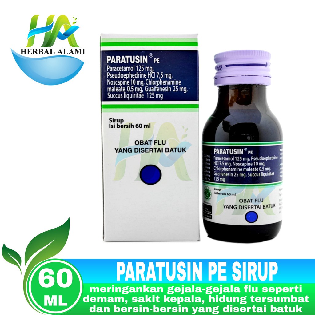 Paratusin Sirup PE 60 ml - Obat Flu Batul