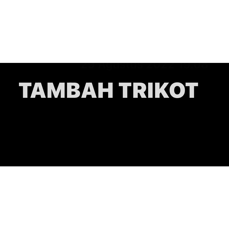 tambah trikot