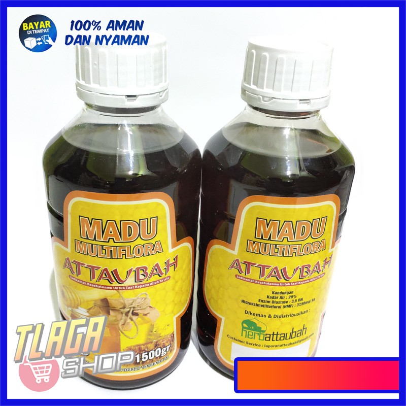 

Madu Multiflora Attaubah 1500 gram Multiflora Attaubah 1,5 kg