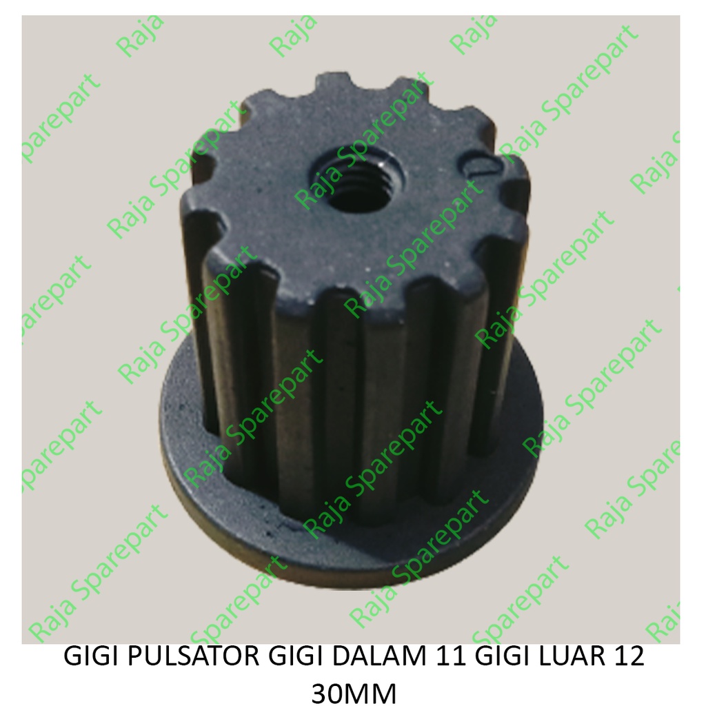 GIGI PULSATOR / INTI PULSATOR MESIN CUCI GIGI DALAM 11 GIGI LUAR 12 3CM