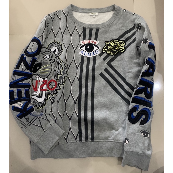 Preloved authentic sweatshirt kenzo kids size 16A / size S - M dewasa