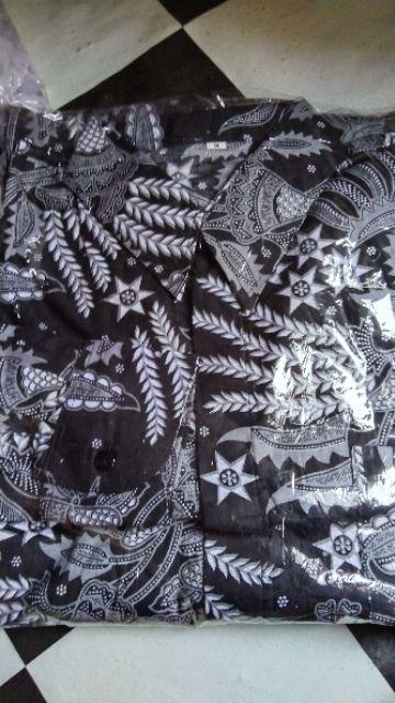 Kemeja Batik Pria Asli Pekalongan Motif Manggar