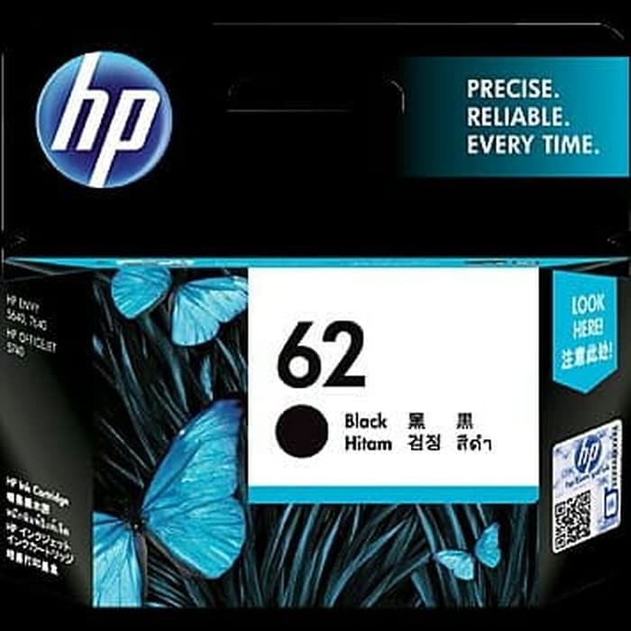 Tinta HP 62 black original